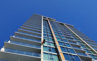 Vision Rope Access Painting Tower in Burnaby, IRATA, Rope Access